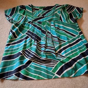 Banana Republic Silky Blouse, sz XL